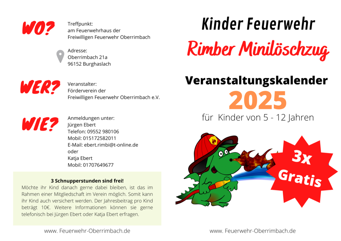 Termine 2025 Kinderfeuerwehr Oberrimbach Mini Feuerwehr 01 Termine 2025 Kinderfeuerwehr Mini Feuerwehr 01